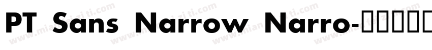 PT Sans Narrow Narro字体转换